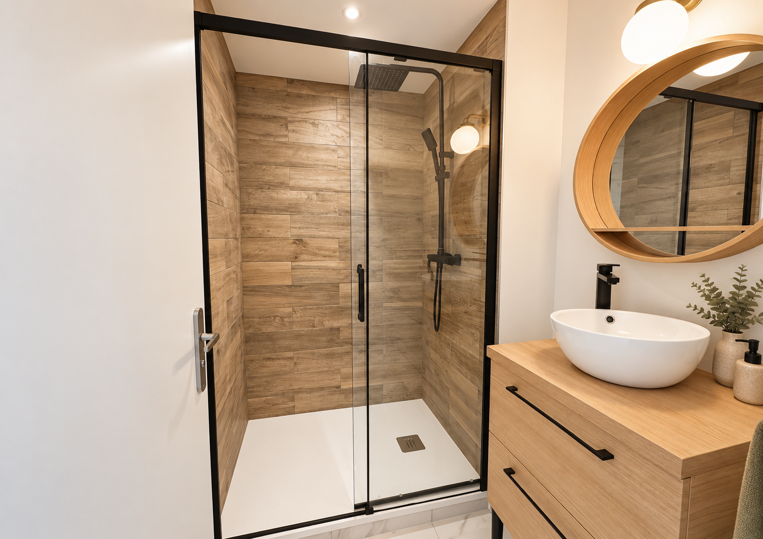 Salle de bain du projet Lambin à Libourne